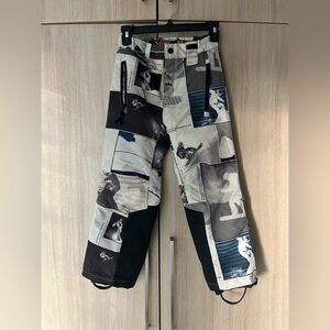 Molo Black and Gray boys ski pants
